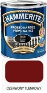 Hammerite Farba do metalu Czerwony Tlenkowy połysk 0,7 l