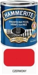Hammerite Farba do metalu Czerwony połysk  0,7 l