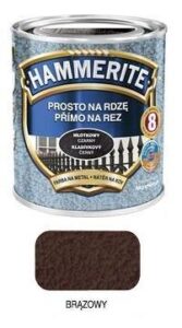 Hammerite Farba do metalu Brązowy młotkowy 0,7 l