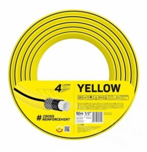CELLFAST Wąż ogrodowy 4-warstwowy YELLOW 1/2" 50 m