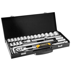 Klucze nasadowe 1/2" Topex 38D850 25 szt