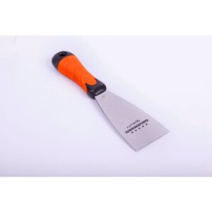Szpachelka malarska nierdzewna uchwyt dwukomponentowy 80 mm
