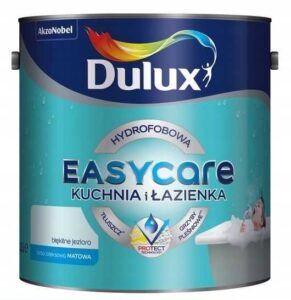 Farba hydrofobowa Dulux Easy Care Kuchnia i Łazienka błękitne jezioro 2,5 l