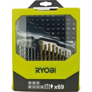 RYOBI Zestaw bitów i wierteł RAK69MIX