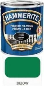 Hammerite Farba do metalu Zielony połysk 0,25 l