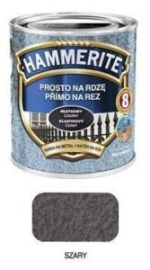 Hammerite Farba do metalu Szary młotkowy 0,25 l