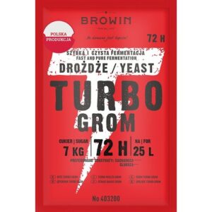 Drożdże gorzelnicze Turbo Grom 72h