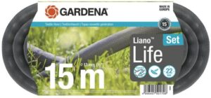 Wąż tekstylny Liano Life 15m zestaw 18445-20