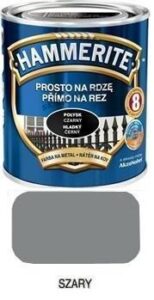 Hammerite Farba do metalu Szary połysk 0,7 l