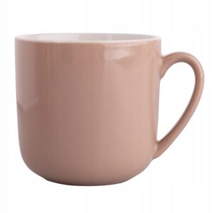 Beżowy kubek do kawy herbaty duży porcelanowy Altom Design Urban 300 ml