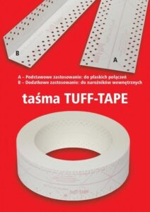 Taśma Amerykańska Tuff Tape do płyt G-K 30 MB