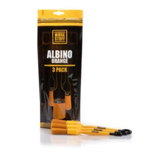 Pędzelki Detailing Brush ALBINO Orange 3-pack