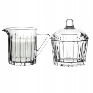 Cukiernica 210 ml + mlecznik 200ml zestaw do kawy Altom Design Venus