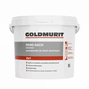 Goldmurit Reno-Dach - farba do dachów grafitowy RAL 7016 5l