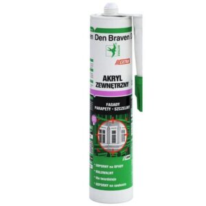 Silikon akryl extra Den Braven biały 300 ml