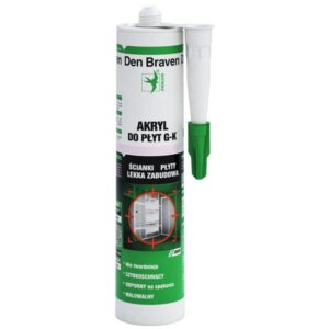 Silikon akryl do płyt g-k Den Braven 300 ml