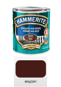 Hammerite Farba do metalu Brązowy matowy 0,25 l